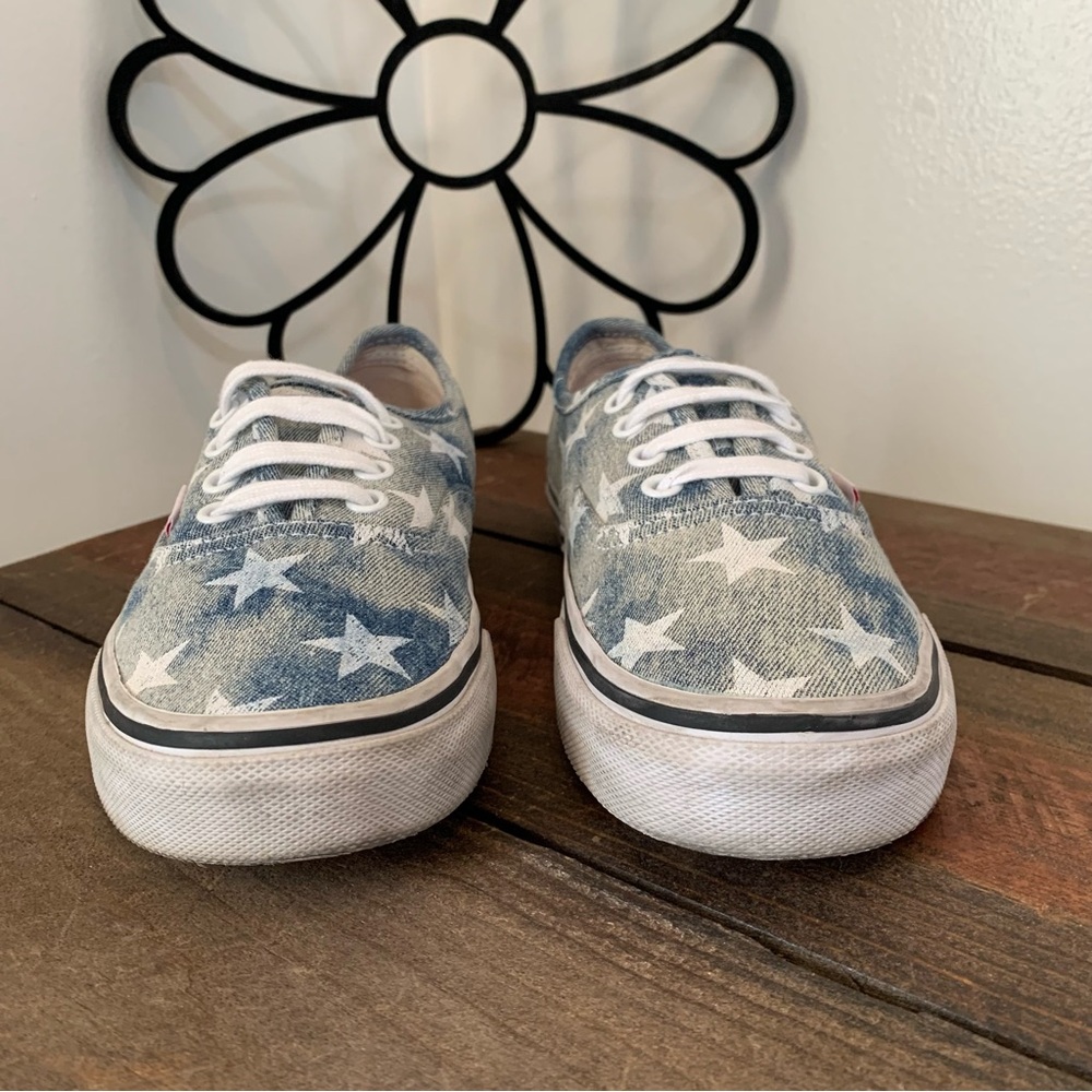 Vans Denim and Stars Unisex Skate Sneakers - Picture 3 of 11